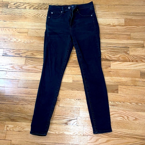 Gap True Skinny Super Skinny Black Jeans Size 26 - Picture 3 of 7
